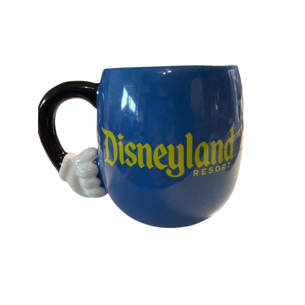 Disneyland Resort Mickey & Minnie Mouse 16 Oz Stoneware Mug NEW Blue - Picture 2 of 7